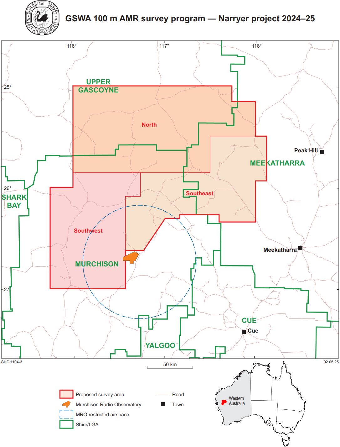 Narryer 2024 AMR location map